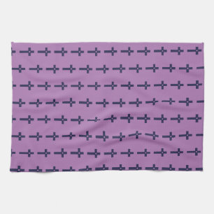 Ein Kreuz mit Herz Heilige Liebeskunst Geschirrtuch