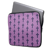 Ein Kreuz mit Herz Laptopschutzhülle (Vorderseite Links)
