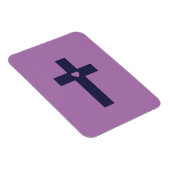 Ein Kreuz mit Herz Magnet (Rechte Seite)