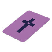 Ein Kreuz mit Herz Magnet (Linke Seite)
