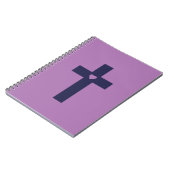 Ein Kreuz mit Herz Notizblock (Linke Seite)