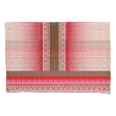 ein Kreuzstich mit rotem Hintergrund Kissenbezug (Vorderseite)