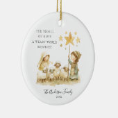 Ein Krippenbaum der Hoffnung Keramik Ornament (Rechts)