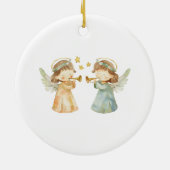 Ein Krippenbaum der Hoffnung Keramik Ornament (Hinten)