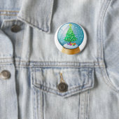 Ein Kristallball mit einem Weihnachtsbaum Button (Beispiel)