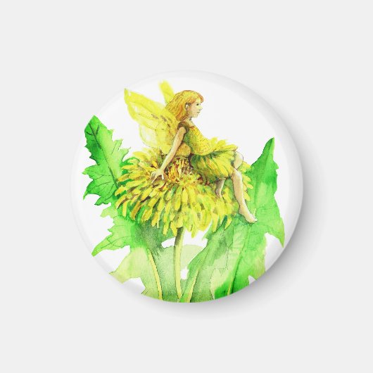 Ein Kronleuchter Fairy Aquarell Magnet (Vorne)