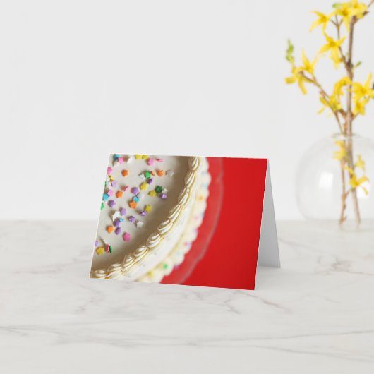 Ein Kuchen für dich Karte (Gelbe Blume)