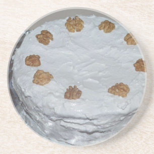 Ein Kuchen mit Zuckerguss Untersetzer