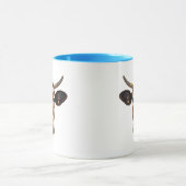 Ein Kuhkopf. Tasse (Zentrum)