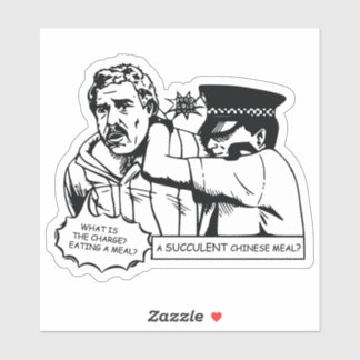 Ein kulentes chinesisches Mahl, DAS IST DEMOKRATIS Aufkleber