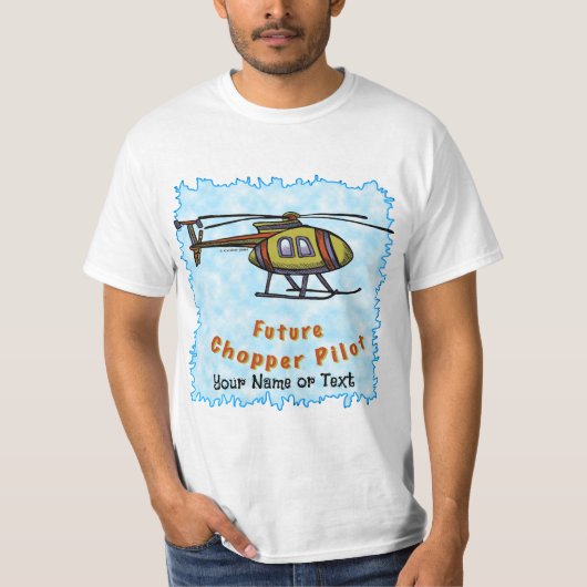 Ein künftiger Hubschrauberpilot T-Shirt (Vorderseite)