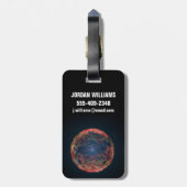 Ein Künstler Eindruck von Supernova 1993j. Gepäckanhänger (Rückseite vertikal)