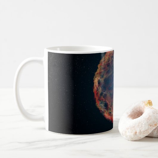 Ein Künstler Eindruck von Supernova 1993j. Kaffeetasse (Mit Donut)