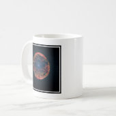 Ein Künstler Eindruck von Supernova 1993j. Kaffeetasse (Vorderseite Links)