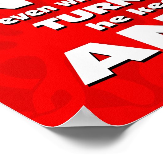 Ein Künstler ist... Poster (Ecke)