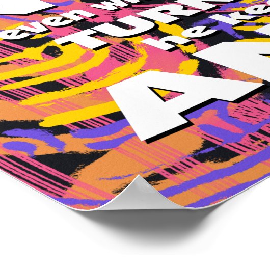 Ein Künstler ist... Poster (Ecke)