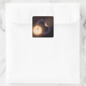 Ein Künstlerabdruck 2 Quadratischer Aufkleber (Tasche)