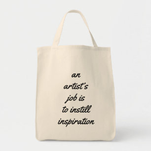 Ein künstlerisches Grocery Tote Bag Tragetasche