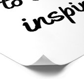 Ein künstlerisches Jobposter Poster (Ecke)