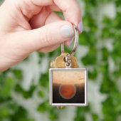 Ein künstlerisches Konzept Schlüsselanhänger (Hand)