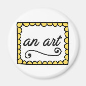 Ein Kunstmagnet Magnet (Vorne)