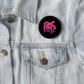Ein kuratives Brustkrebsbewusstsein Button (Beispiel)