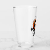 Ein Kürbis Glas (Rechts)