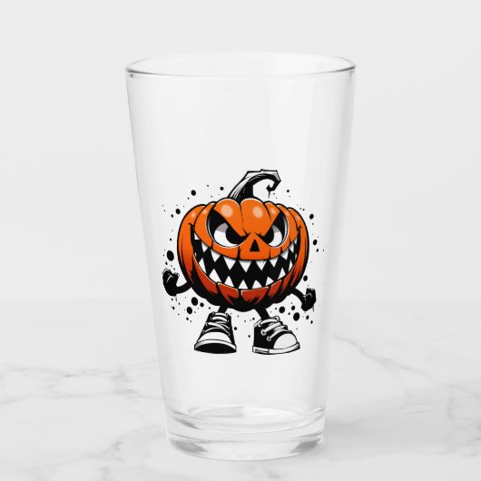 Ein Kürbis Glas (Vorderseite)