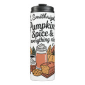 Ein Kürbisgewürz und alles Gute Thermosbecher (Vorderseite)