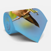 Ein kurioser Rufous Hummingbird Krawatte (Gerollt)