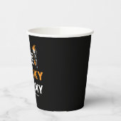 Ein kurioses Halloween-Mama, das Familiengewohnhei Pappbecher (Links)