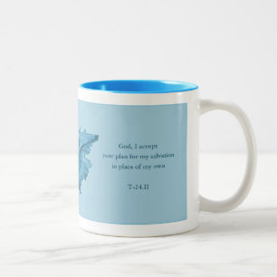 Ein Kurs in Wunder Geschenk Tasse, spirituelles Th Zweifarbige Tasse