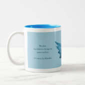 Ein Kurs in Wunder Geschenk Tasse, spirituelles Th Zweifarbige Tasse (Links)