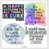 Ein Kurs in Wunder Set 2 Aufkleber (Blatt)