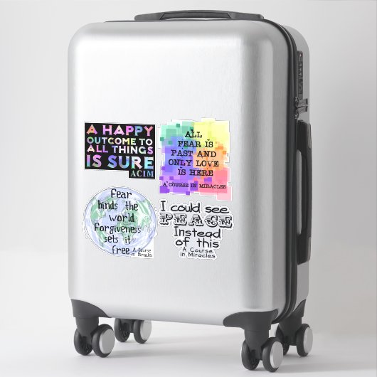 Ein Kurs in Wunder Set 2 Aufkleber (Koffer)