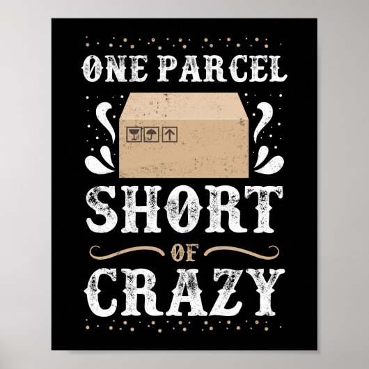 Ein Kurzes Päckchen des verrückten Postschalters Poster (Vorne)