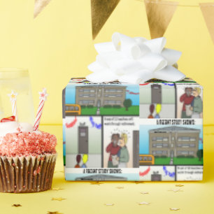 Ein kürzlich erschienenes Papier zum Umpacken von Geschenkpapier