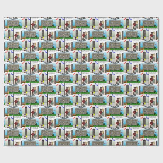 Ein kürzlich erschienenes Papier zum Umpacken von  Geschenkpapier (Flach)