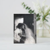 Ein Kuss am Tag Postkarte (Stehend Vorderseite)