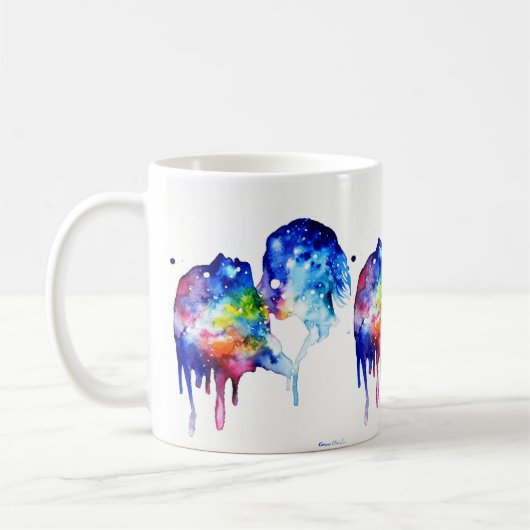 Ein Kuss auf den Hals Kaffeetasse (Links)