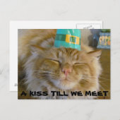 Ein Kuss bis wir uns treffen Postkarte (Vorne/Hinten)