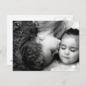 Ein Kuss für die Postkarte (Vorne/Hinten)