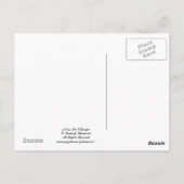 Ein Kuss für die Postkarte (Rückseite)