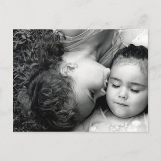 Ein Kuss für die Postkarte (Vorderseite)