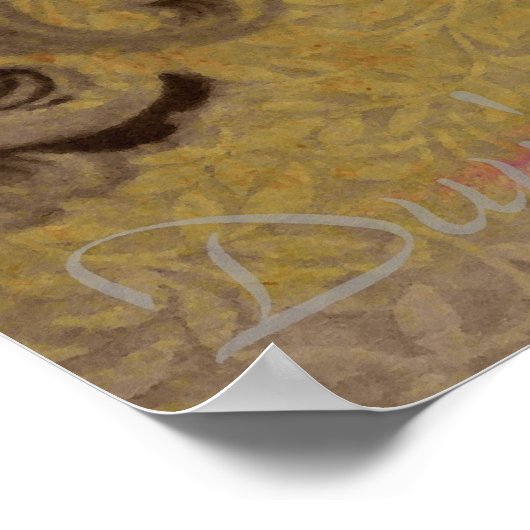 Ein Kuss für die Schönheit des Prinzen Charming Poster (Ecke)