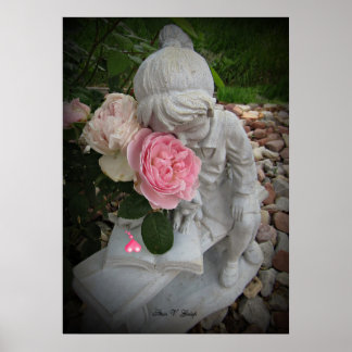 Ein Kuss in der Rose Bed Wall Art von Stan Poster