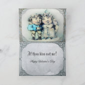 Ein Kuss ist anpassbar Feiertagskarte (Innenseite)