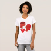 Ein Kuss T-Shirt (Vorne ganz)