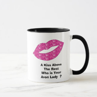 Ein Kuss über der Erholung, die Ihr Avon-junger Tasse