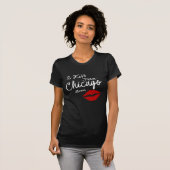 EIN KUSS VON STADT CHICAGOS ILLINOIS T-Shirt (Vorne ganz)
